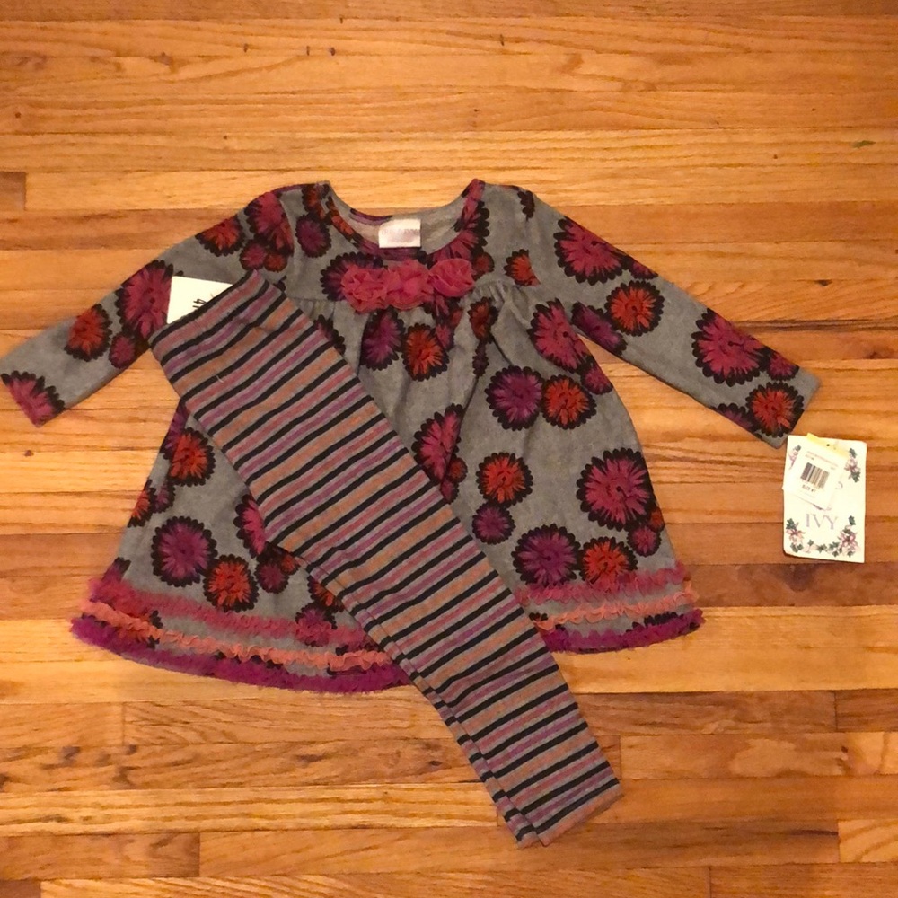 BONNIE JEAN Girls Legging and Tunic Set